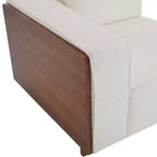Christopher Knight Home Canapé d'angle en L rembourré Gianna avec oreillers, beige/marron