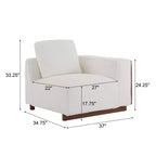 Christopher Knight Home Canapé d'angle en L rembourré Gianna avec oreillers, beige/marron