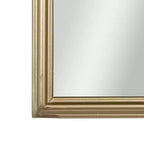 Miroir mural arqué Emma et Oliver avec détails de style baroque et verre à dos en aluminium pour une clarté optimale pour les entrées, les salles de bain et plus encore.