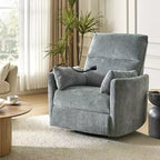 Fauteuil inclinable pivotant Julius 38 Power Rocking Nursery avec USB, lot de 2 | HULALA HOME