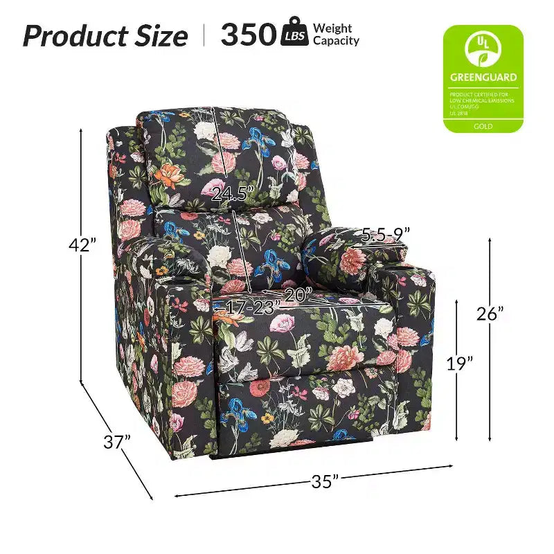 Fauteuil inclinable releveur électrique Leo avec massage et chaleur | HULALAHOME