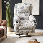 Fauteuil inclinable releveur électrique Leo avec massage et chaleur | HULALAHOME