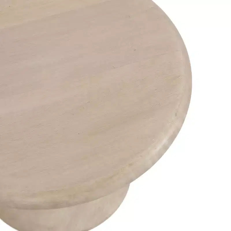 Table d'appoint Kate and Laurel Avenal, 9x9x22, Blanc