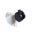 Kings Brand Furniture Chariot de cuisine de rangement avec plateau en vinyle effet bois et marbre François, blanc