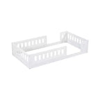 Lit plateforme jumeau/double pour enfant avec barrière de sécurité - ModernLuxe