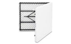 Table pliante classique IndestrucTable Iceberg, rectangulaire, 60 x 30 x 29, platine