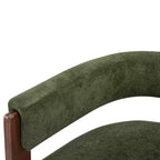 Fauteuil d'appoint rembourré en bois d'hévéa moderne Noah Christopher Knight Home