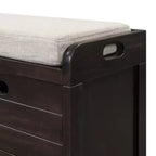 Banc de rangement Whisen avec panier amovible et 2 tiroirs