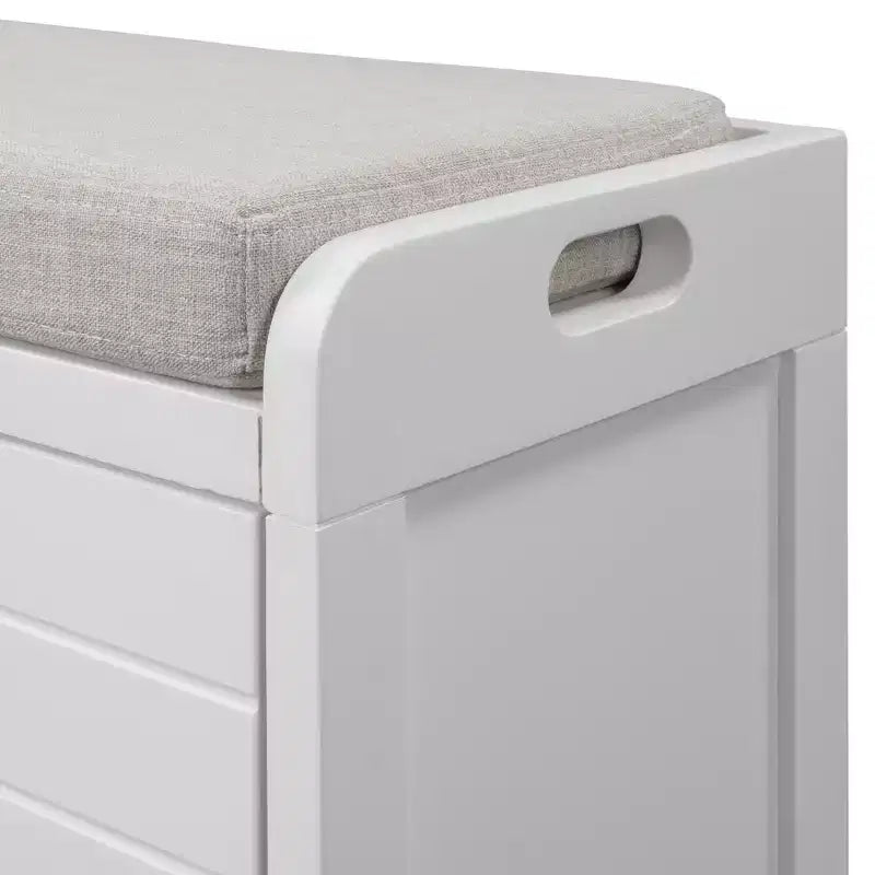 Banc de rangement Whisen avec panier amovible et 2 tiroirs