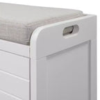 Banc de rangement Whisen avec panier amovible et 2 tiroirs