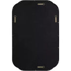 Miroir mural Uttermost Double Radius noir mat 24 x 36 1/4
