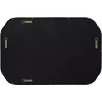 Miroir mural Uttermost Double Radius noir mat 24 x 36 1/4