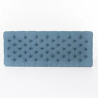 GDFStudio Heathbrooke Pouf de rangement contemporain en tissu capitonné