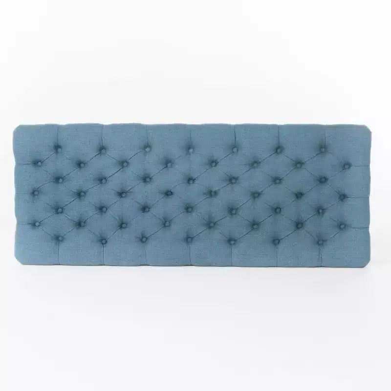 GDFStudio Heathbrooke Pouf de rangement contemporain en tissu capitonné