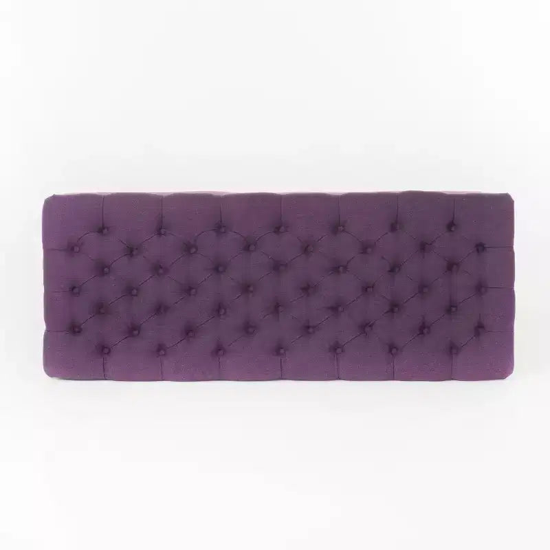 GDFStudio Heathbrooke Pouf de rangement contemporain en tissu capitonné