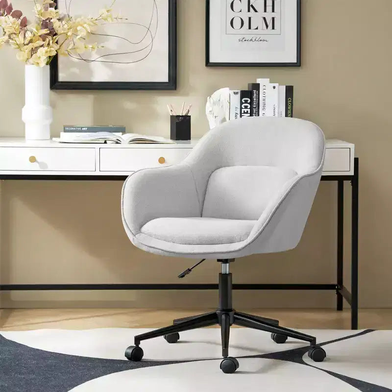 Chaise de bureau Virginia avec dossier incurvé|ART OF LIVING DESIGNS