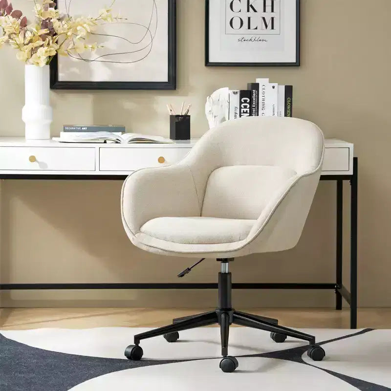 Chaise de bureau Virginia avec dossier incurvé|ART OF LIVING DESIGNS