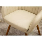 Fauteuil d'appoint contemporain en tissu Tuchico de Roundhill Furniture, beige