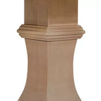 Table à manger ronde Christopher Knight Home Remuda en bois rustique avec pied piédestal