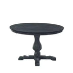 Table à manger ronde Christopher Knight Home Remuda en bois rustique avec pied piédestal