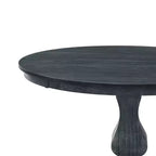Table à manger ronde Christopher Knight Home Remuda en bois rustique avec pied piédestal