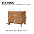 Paddy 2 - Table de chevet à tiroir, ensemble de 2 | ART OF LIVING DESIGNS