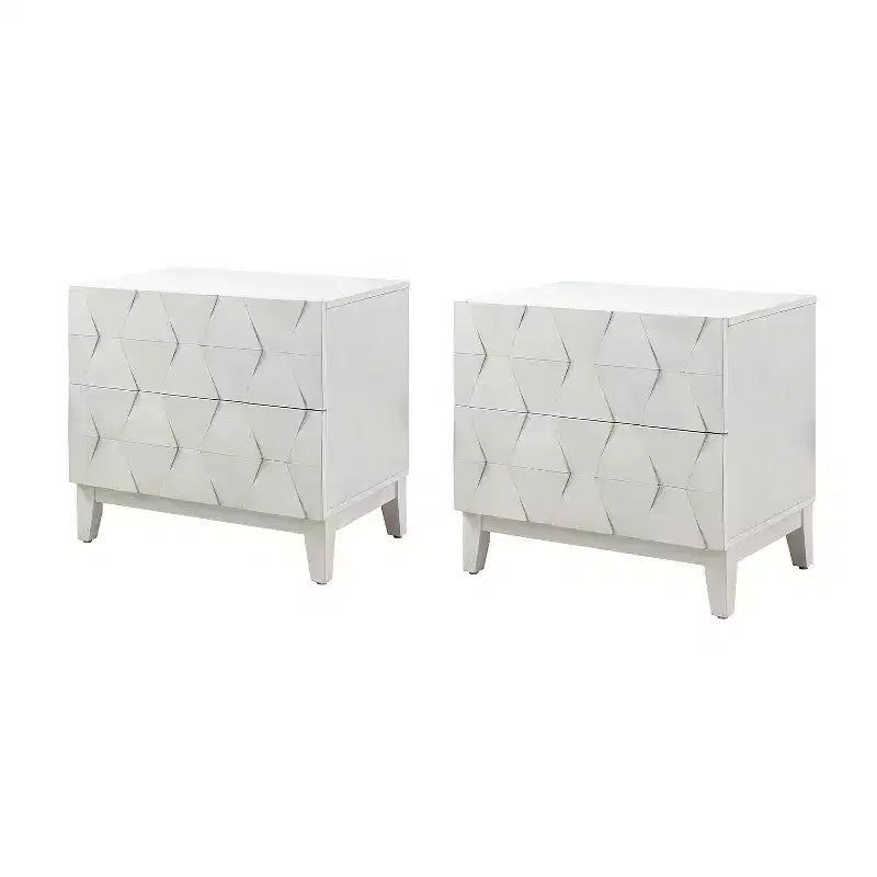 Paddy 2 - Table de chevet à tiroir, ensemble de 2 | ART OF LIVING DESIGNS