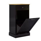 Meuble de cuisine AndMakers 49,9 cm (L) x 35 cm (P) x 90,5 cm (H) prêt à assembler avec poubelle