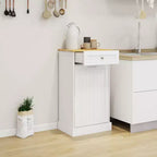 Meuble de cuisine AndMakers 49,9 cm (L) x 35 cm (P) x 90,5 cm (H) prêt à assembler avec poubelle