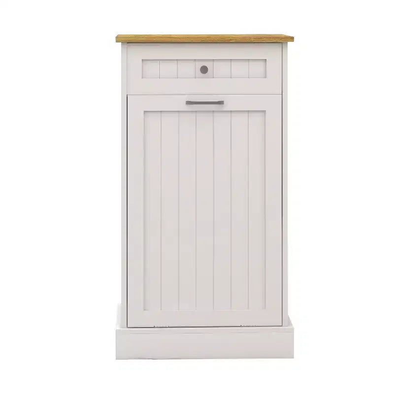Meuble de cuisine AndMakers 49,9 cm (L) x 35 cm (P) x 90,5 cm (H) prêt à assembler avec poubelle