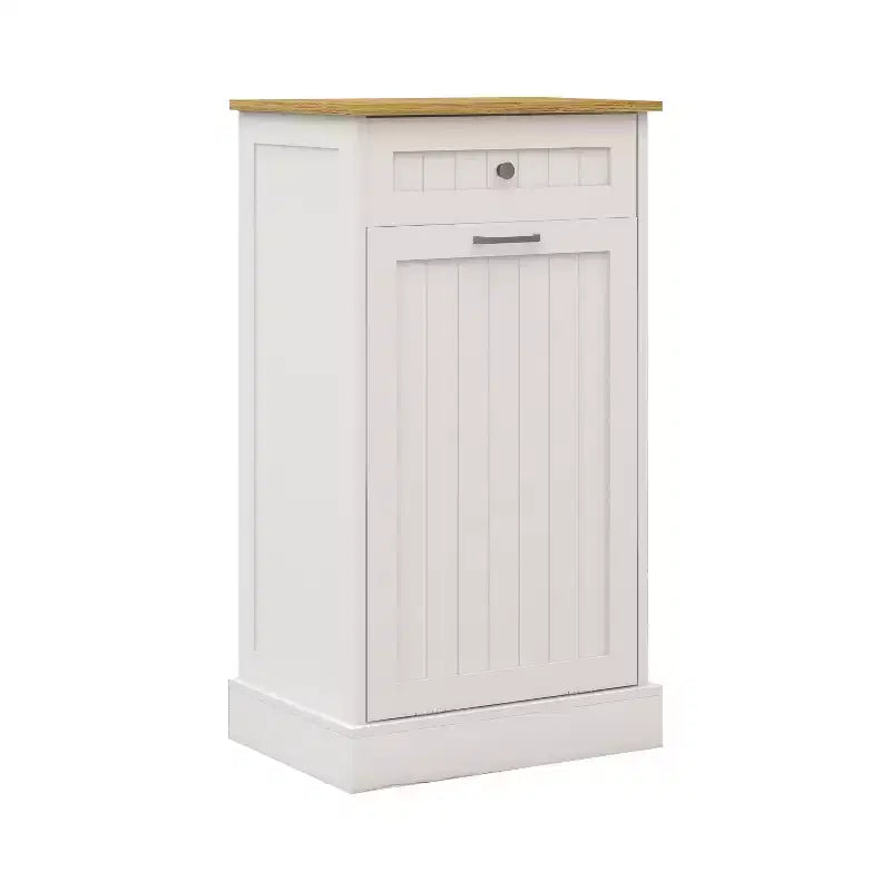 Meuble de cuisine AndMakers 49,9 cm (L) x 35 cm (P) x 90,5 cm (H) prêt à assembler avec poubelle