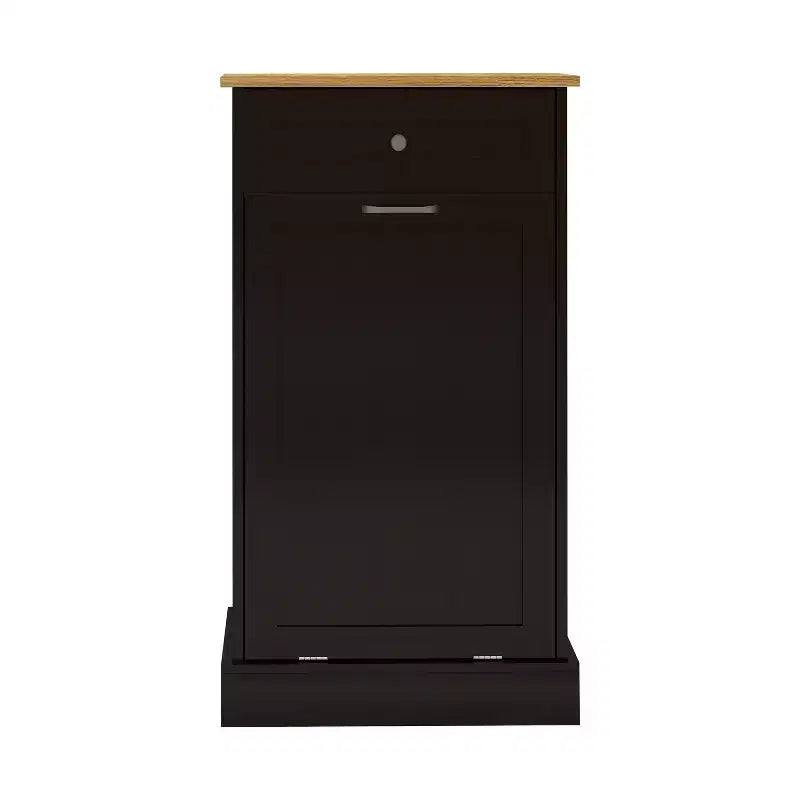 Meuble de cuisine AndMakers 49,9 cm (L) x 35 cm (P) x 90,5 cm (H) prêt à assembler avec poubelle