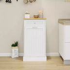 Meuble de cuisine AndMakers 49,9 cm (L) x 35 cm (P) x 90,5 cm (H) prêt à assembler avec poubelle