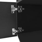 Meuble TV moderne Whisen pour téléviseurs jusqu'à 105 pouces avec grand espace de rangement et lumières LED à couleurs changeantes
