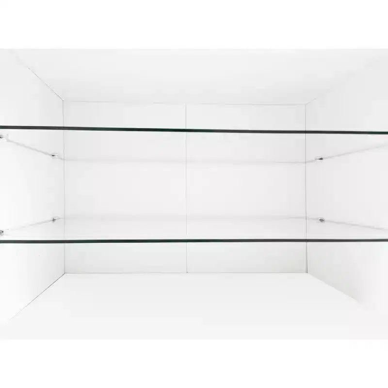 Meuble TV moderne Whisen pour téléviseurs jusqu'à 105 pouces avec grand espace de rangement et lumières LED à couleurs changeantes