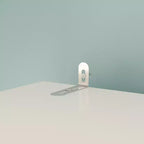 Armoire blanche Hitow double porte, un tiroir, 4 niveaux de rangement