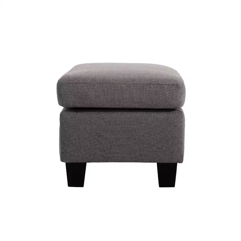 GDFStudio Judkins Pouf Contemporain Rembourré en Tissu