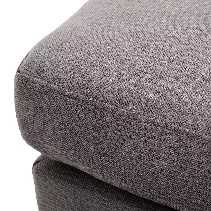 GDFStudio Judkins Pouf Contemporain Rembourré en Tissu