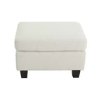 GDFStudio Judkins Pouf Contemporain Rembourré en Tissu