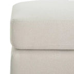GDFStudio Judkins Pouf Contemporain Rembourré en Tissu