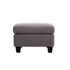 GDFStudio Judkins Pouf Contemporain Rembourré en Tissu