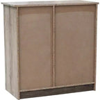 Kings Brand Furniture - Armoire d'appoint avec 3 étagères et 1 placard, Chêne
