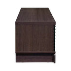 Meuble TV en bois AndMakers 58,66 po avec 2 placards de rangement, convient aux téléviseurs jusqu'à 65 po.