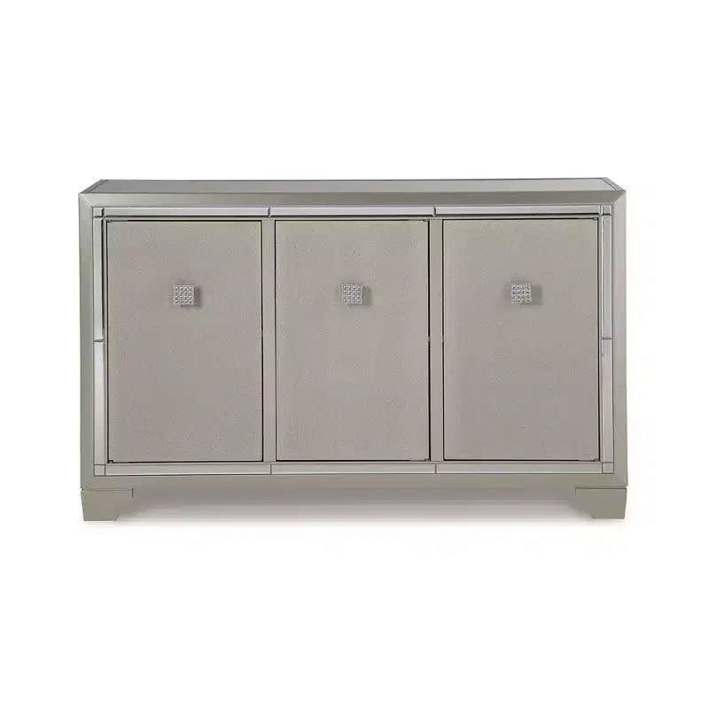 Signature Design by Ashley Chaseton - Meuble d'appoint contemporain couleur champagne