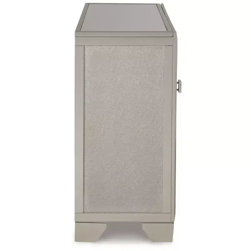 Signature Design by Ashley Chaseton - Meuble d'appoint contemporain couleur champagne
