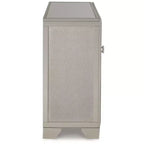 Signature Design by Ashley Chaseton - Meuble d'appoint contemporain couleur champagne