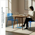 Chaise de salle à manger LeisureMod Murray de style moderne du milieu du siècle - Design en cascade en acrylique, ergonomique et empilable, lot de 4