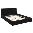 Lit plateforme entièrement rembourré Whisen Elegant Queen Size avec tête de lit