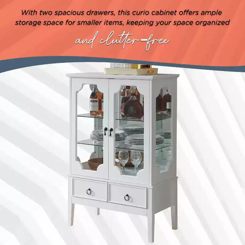 Meuble de rangement Kings Brand Furniture Versailles Curio