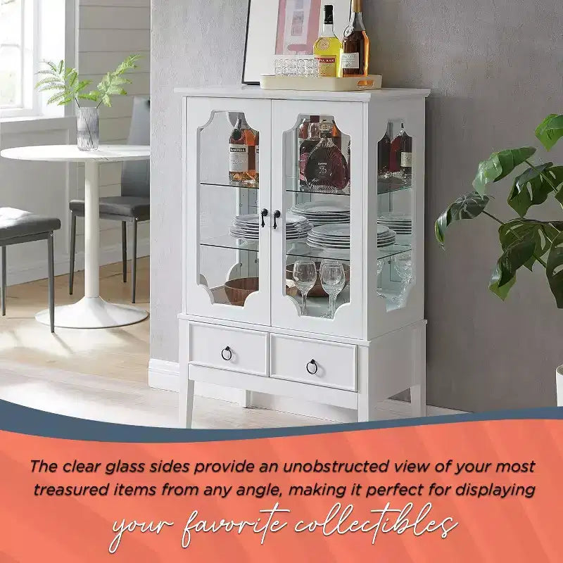 Meuble de rangement Kings Brand Furniture Versailles Curio